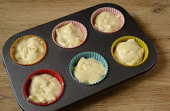яблочные кексы в формочках в духовке рецепт фото 6